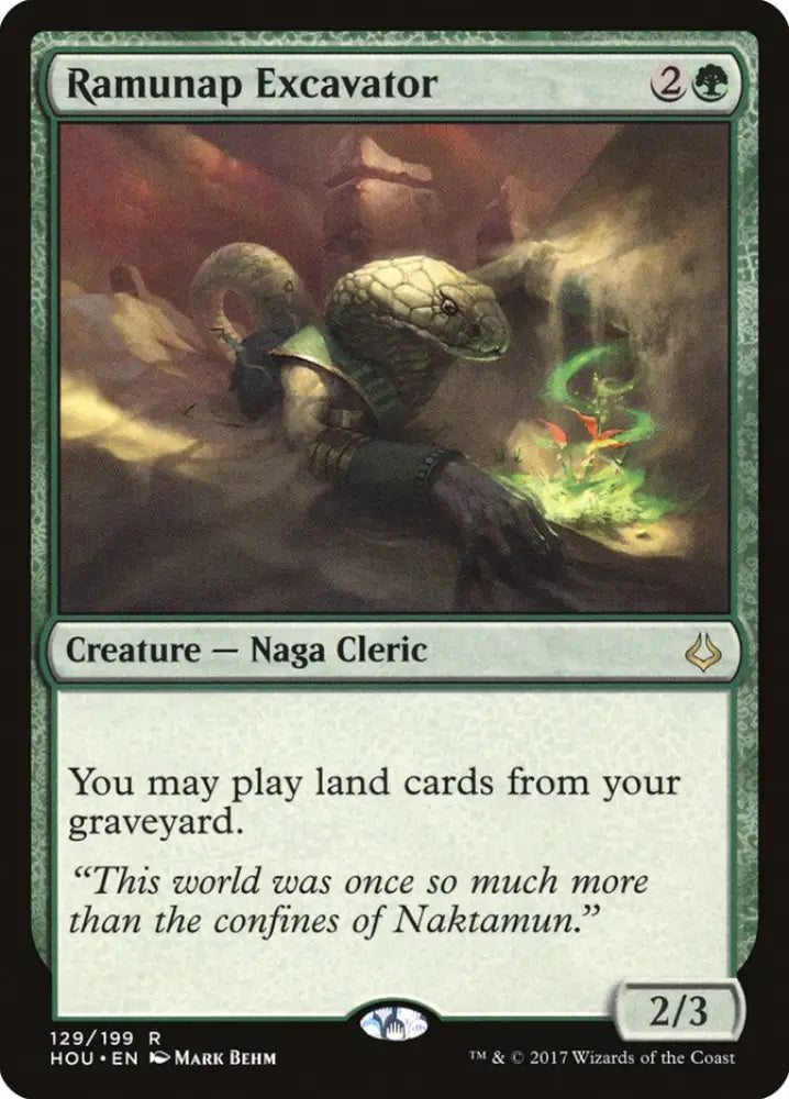 Ramunap Excavator [Hour of Devastation] - MTG Single
