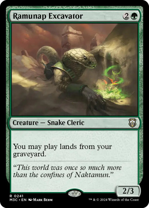 Ramunap Excavator [Modern Horizons 3 Commander] - MTG Single