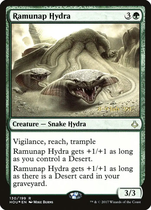 Ramunap Hydra [Hour of Devastation Prerelease Promos] - MTG Single