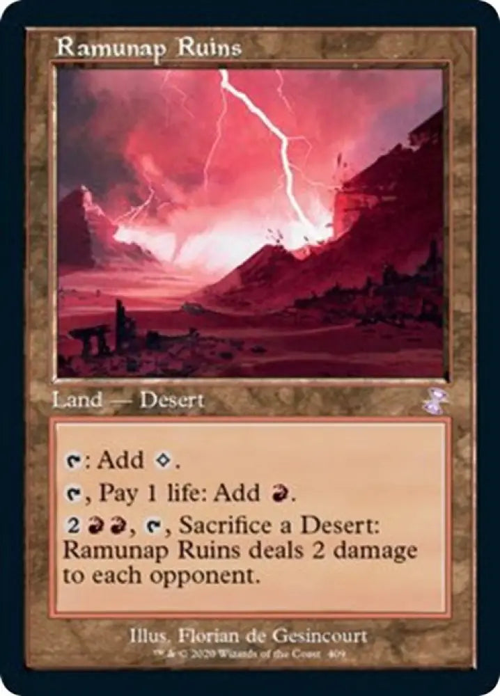 Ramunap Ruins (Timeshifted) [Time Spiral Remastered] - MTG Single