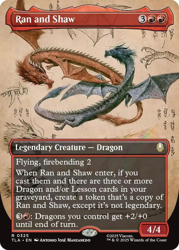 Ran and Shaw (Borderless) (325) [Avatar: The Last Airbender]
