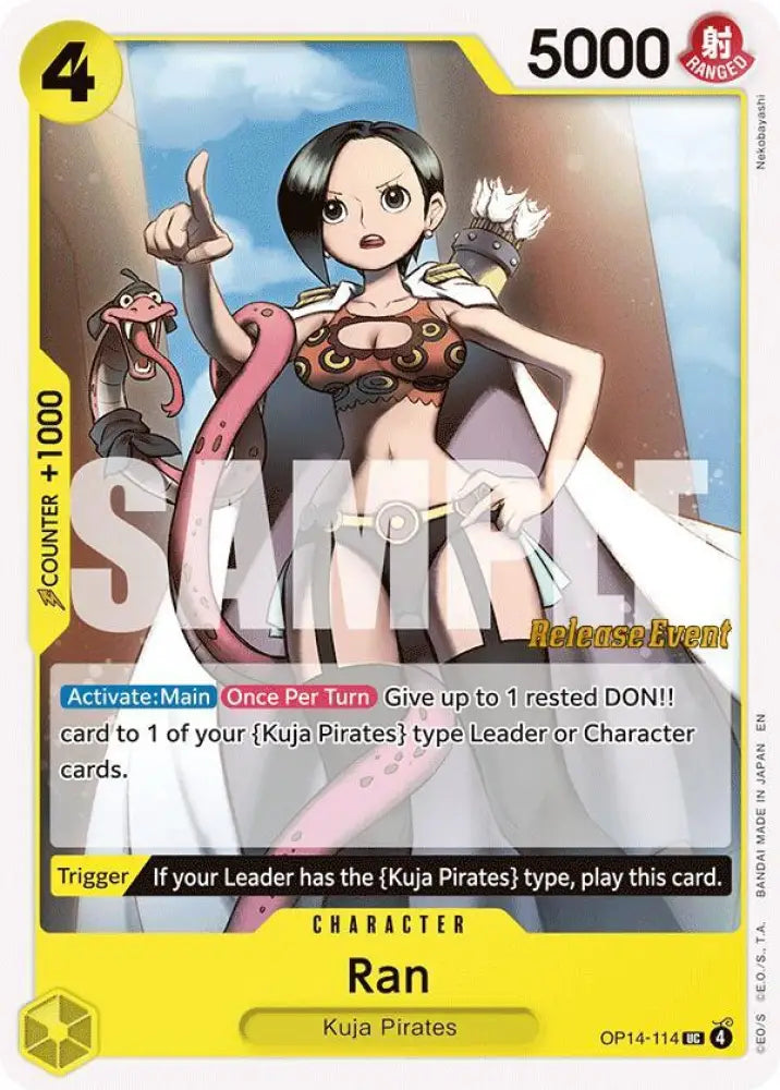 Ran (OP14-114) [The Azure Sea's Seven Release Event Cards]