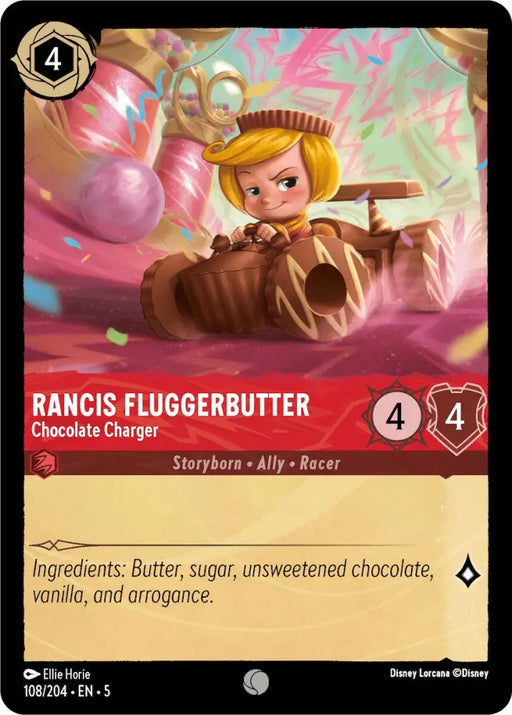 Rancis Fluggerbutter - Chocolate Charger (108/204) [Shimmering Skies] - Lorcana Single