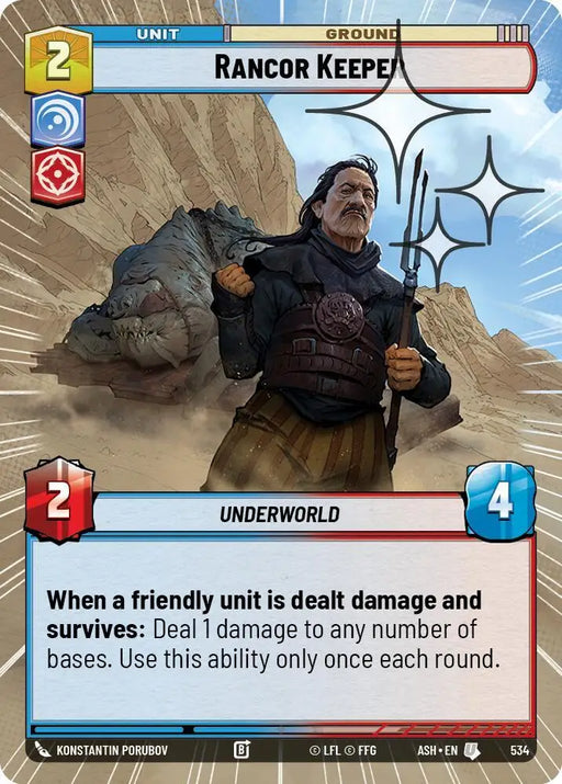 Rancor Keeper (Hyperspace Foil) (534) [Ashes of the Empire]