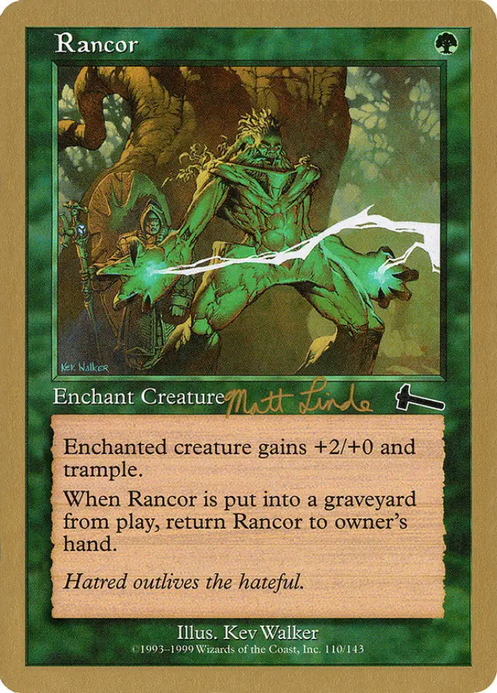 Rancor (Matt Linde) [World Championship Decks 1999] - MTG Single