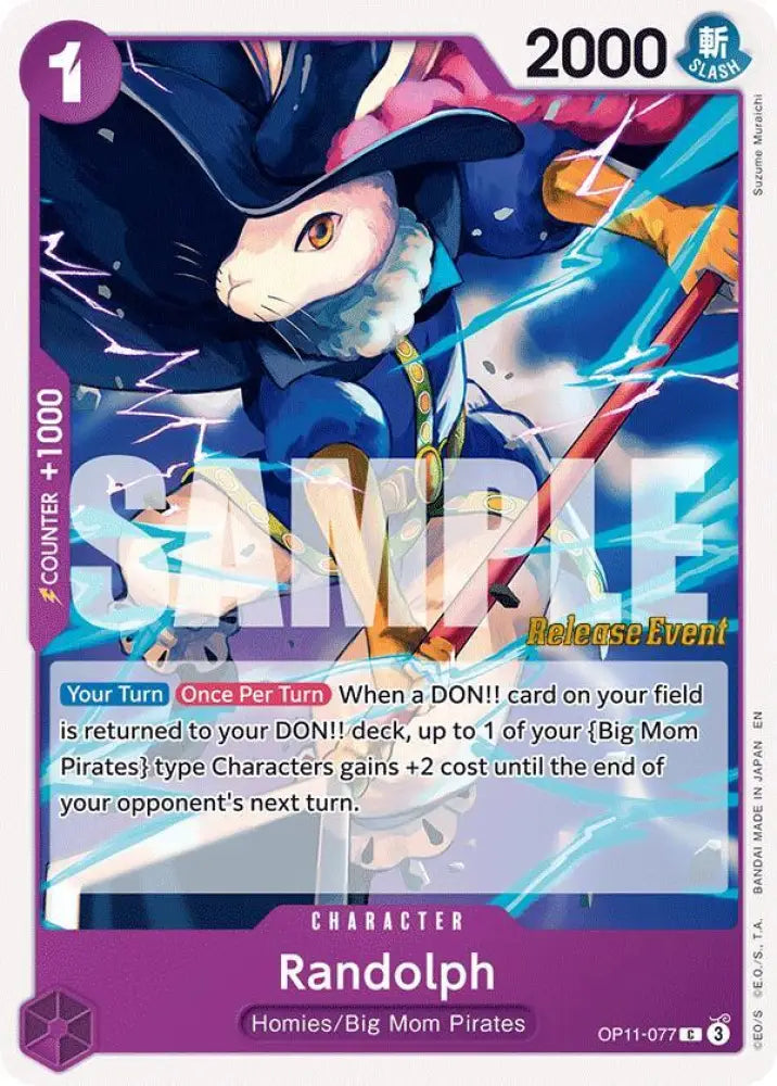 Randolph (OP11-077) [A Fist of Divine Speed Release Event Cards]