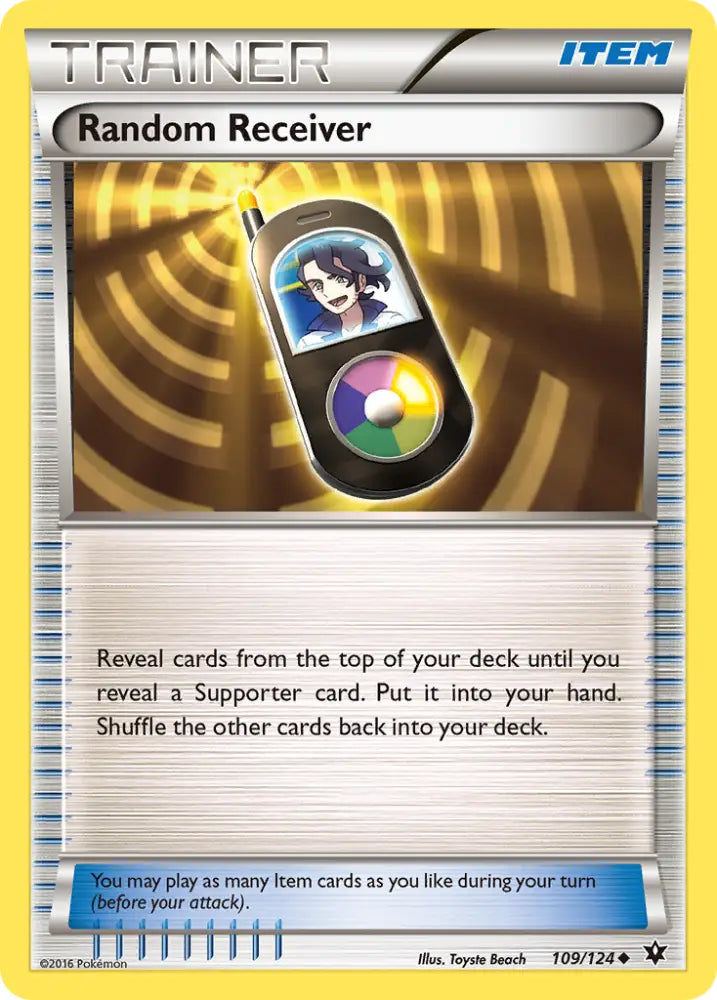Random Receiver (109/124) [XY: Fates Collide] - Pokemon Single