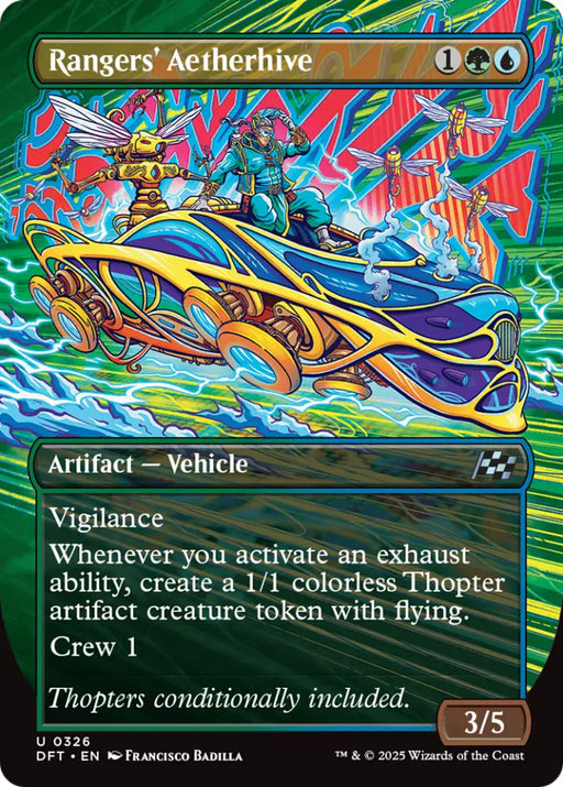 Rangers’ Aetherhive (Borderless) [Aetherdrift] - MTG Single