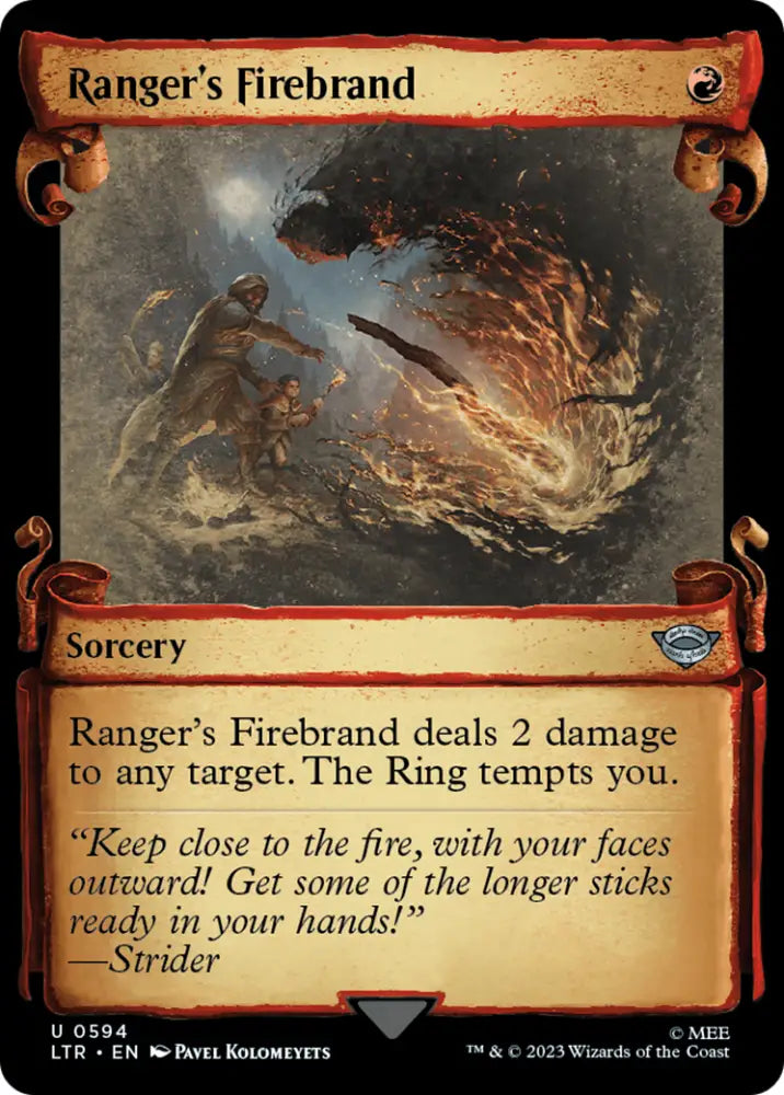 Ranger’s Firebrand [The Lord of the Rings: Tales of Middle-Earth Showcase Scrolls] - MTG Single