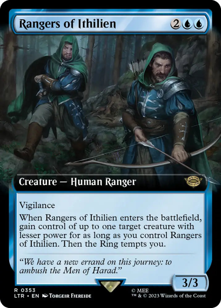 Rangers of Ithilien (Extended Art) [The Lord of the Rings: Tales of Middle-Earth] - MTG Single