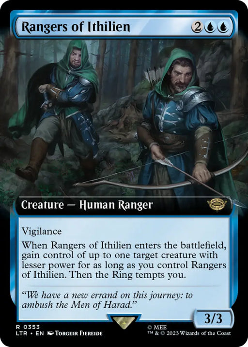 Rangers of Ithilien (Extended Art) [The Lord of the Rings: Tales of Middle-Earth] - MTG Single