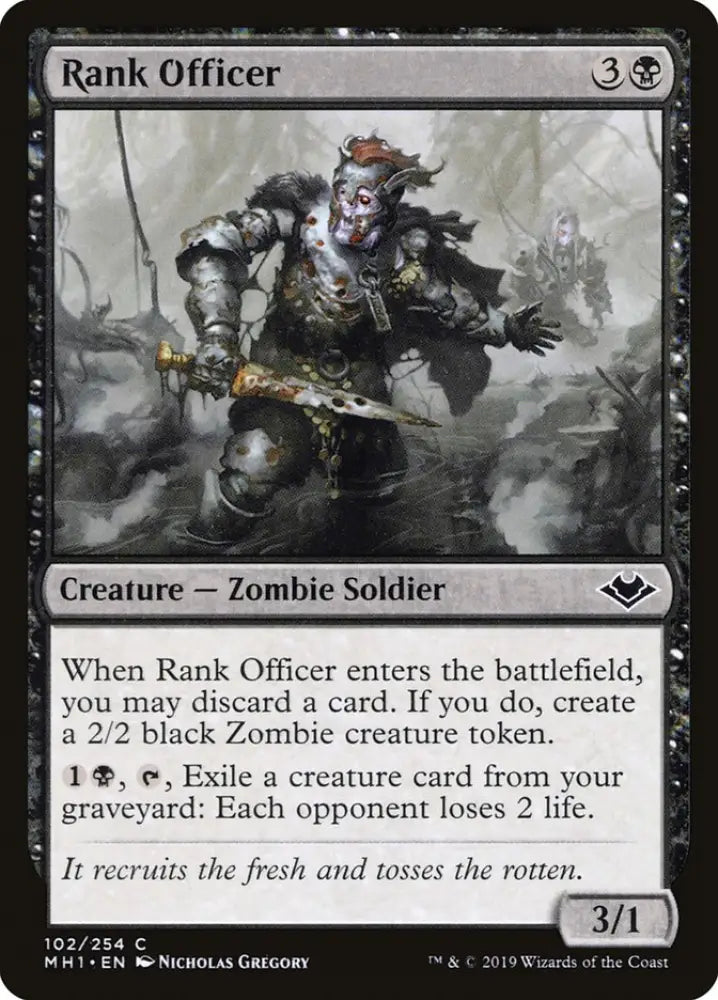Rank Officer [Modern Horizons] - MTG Single