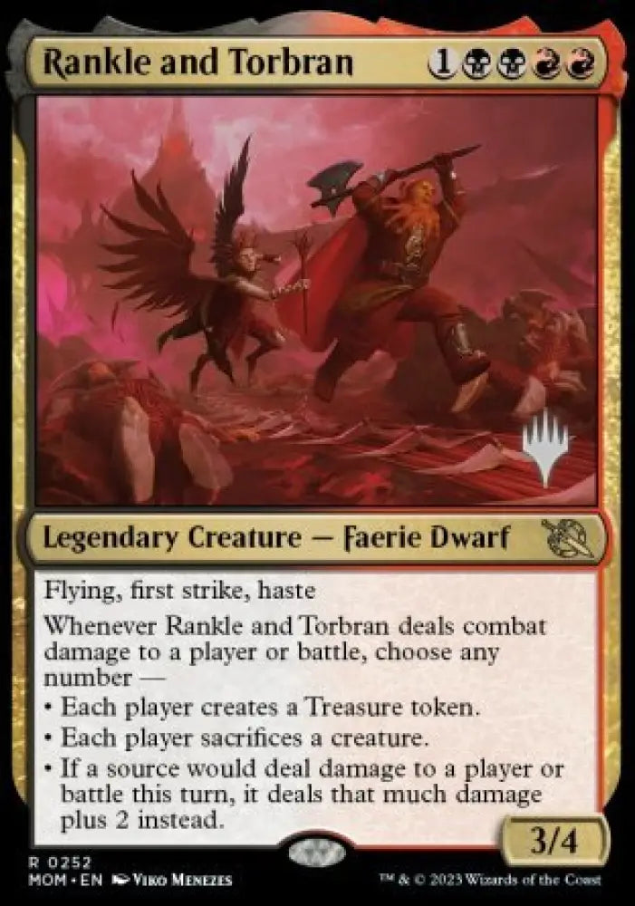 Rankle and Torbran (Promo Pack) [March of the Machine Promos] - MTG Single