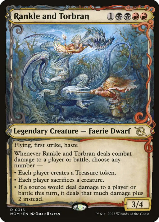 Rankle and Torbran (Showcase Planar Booster Fun) [March of the Machine] - MTG Single