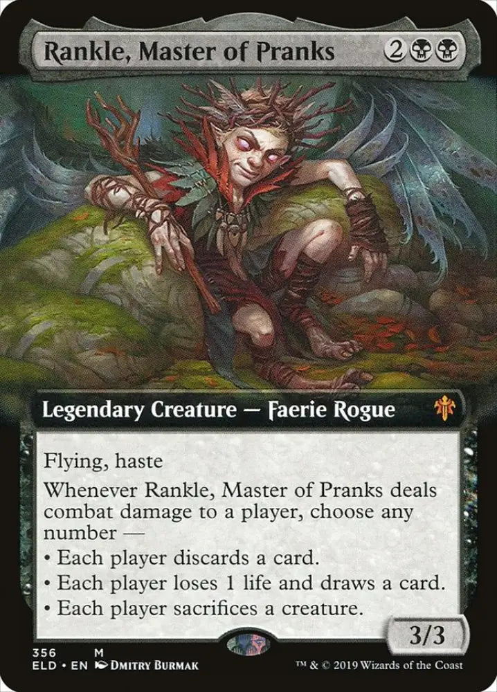 Rankle Master of Pranks (Extended Art) [Throne of Eldraine] - MTG Single