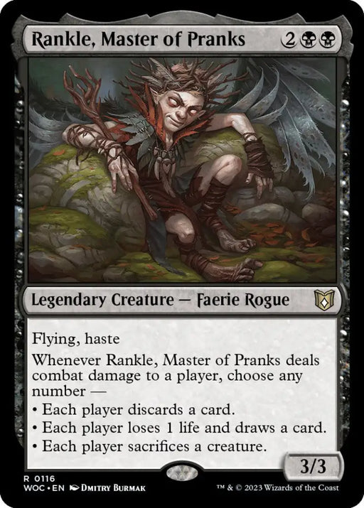 Rankle Master of Pranks [Wilds of Eldraine Commander] - MTG Single