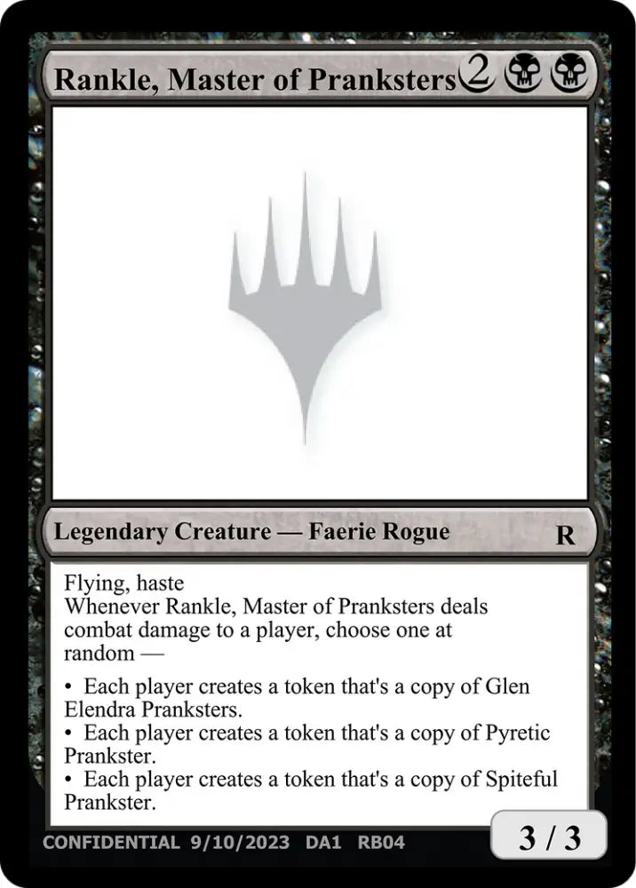 Rankle Master of Pranksters [Unknown Event] - MTG Single