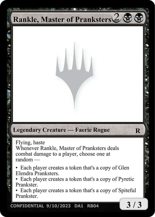 Rankle Master of Pranksters [Unknown Event] - MTG Single