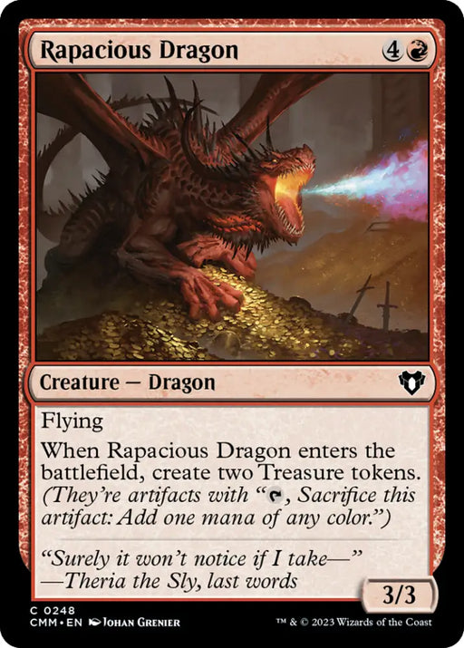 Rapacious Dragon [Commander Masters] - MTG Single