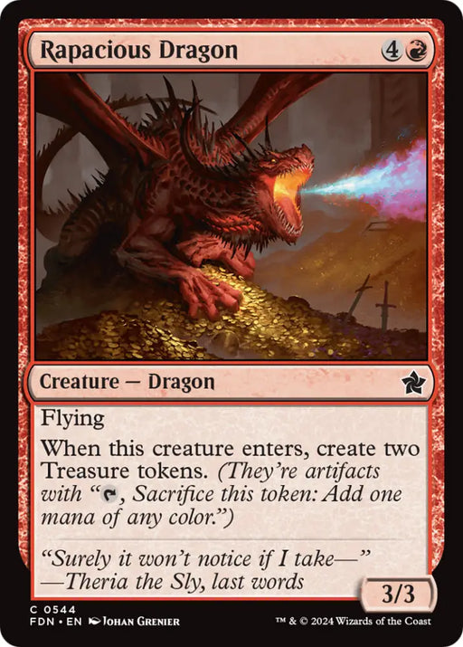 Rapacious Dragon [Foundations] - MTG Single