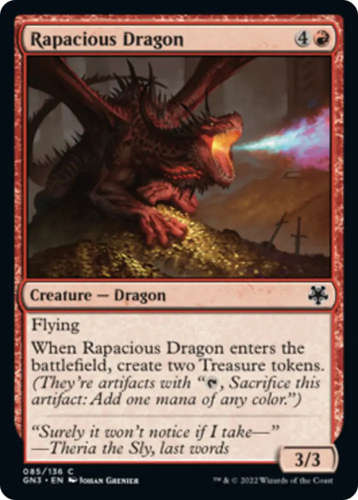 Rapacious Dragon [Game Night: Free-for-All] - MTG Single