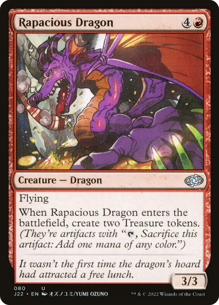 Rapacious Dragon [Jumpstart 2022] - MTG Single