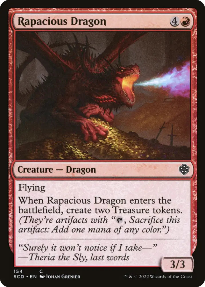 Rapacious Dragon [Starter Commander Decks] - MTG Single