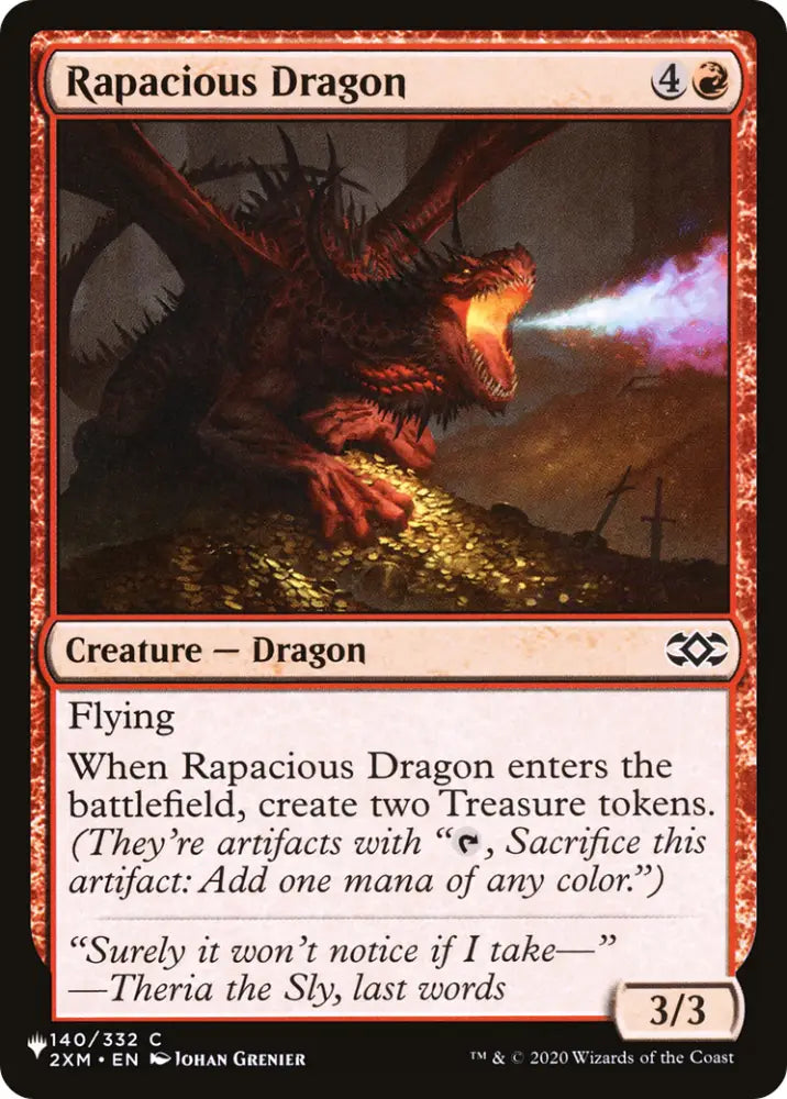 Rapacious Dragon [The List] - MTG Single