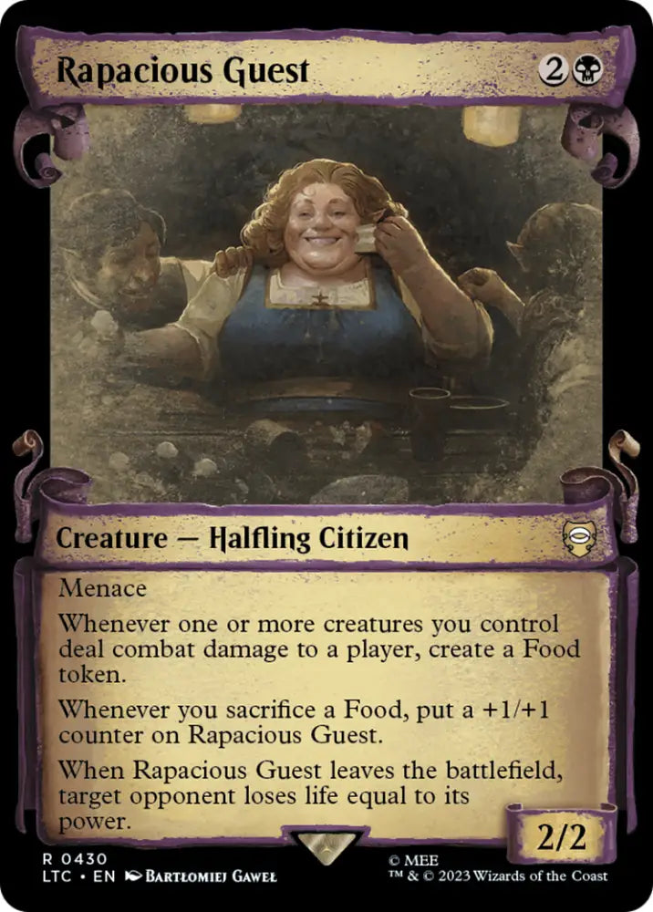 Rapacious Guest [The Lord of the Rings: Tales of Middle-Earth Commander Showcase Scrolls] - MTG Single