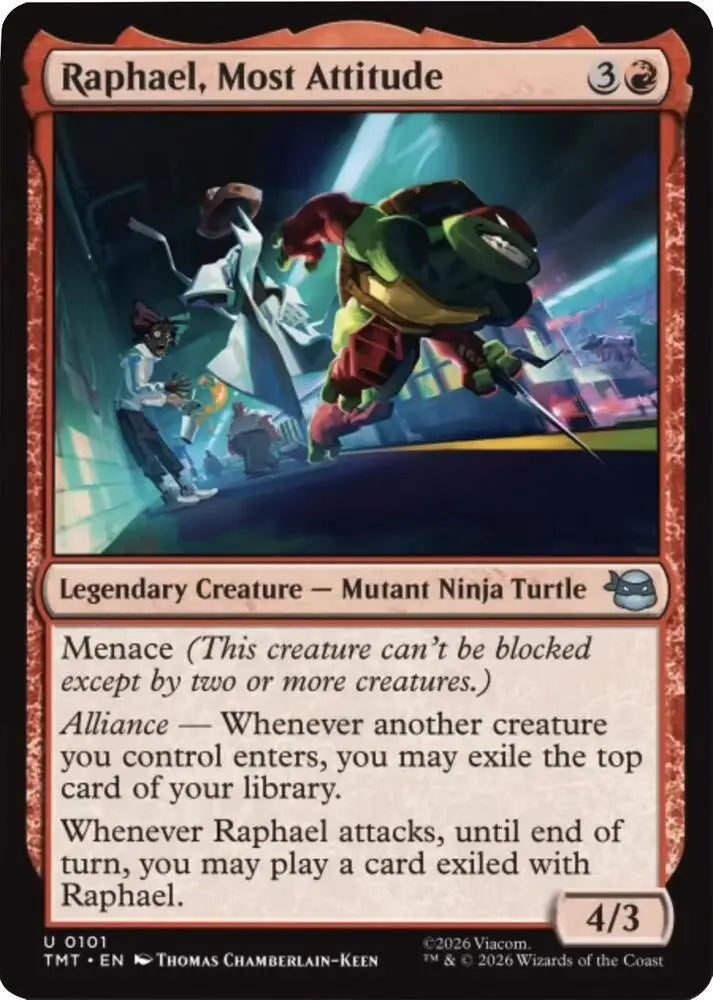 Raphael, Most Attitude (101) [Teenage Mutant Ninja Turtles]