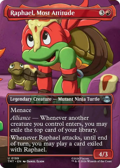Raphael, Most Attitude (Borderless) (199) [Teenage Mutant Ninja Turtles]