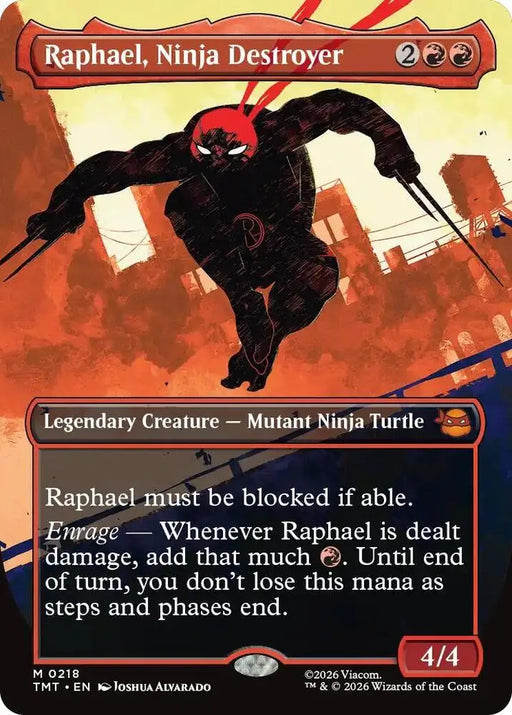 Raphael, Ninja Destroyer (Borderless) (218) [Teenage Mutant Ninja Turtles]