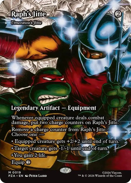 Raph's Jitte - Umezawa's Jitte (Borderless) (19) [Teenage Mutant Ninja Turtles Eternal-Legal]
