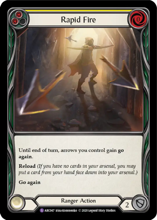 Rapid Fire [Arcane Rising Unlimited] Unlimited Rainbow Foil - Flesh And Blood Single