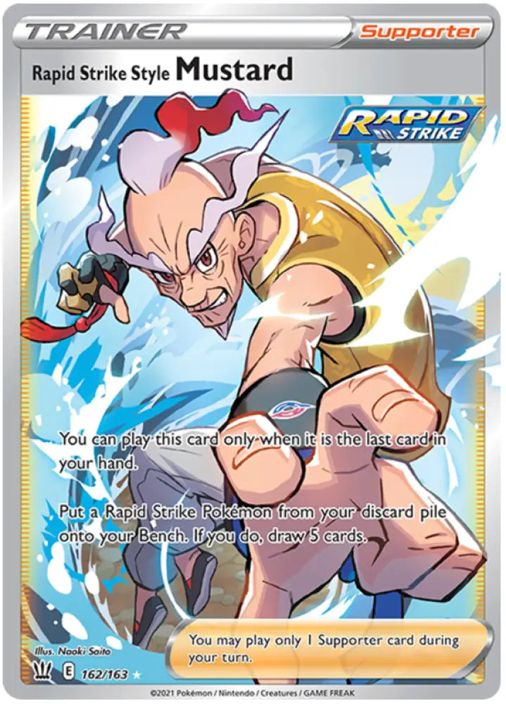 Rapid Strike Style Mustard (162/163) [Sword & Shield: Battle Styles] - Pokemon Single