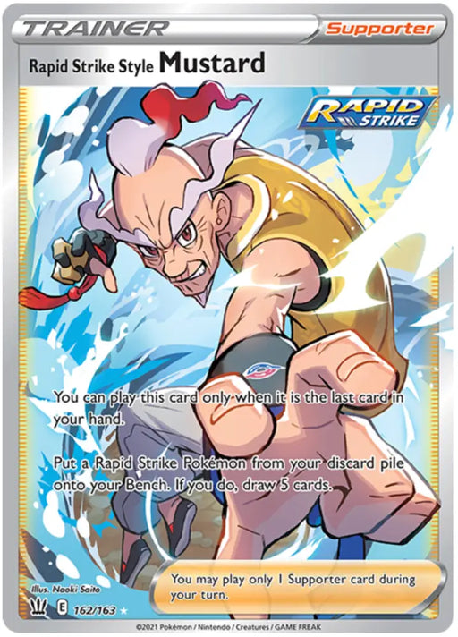 Rapid Strike Style Mustard (162/163) [Sword & Shield: Battle Styles] - Pokemon Single