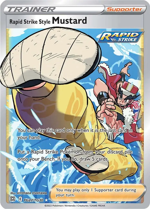 Rapid Strike Style Mustard (TG27/TG30) [Sword & Shield: Brilliant Stars] - Pokemon Single