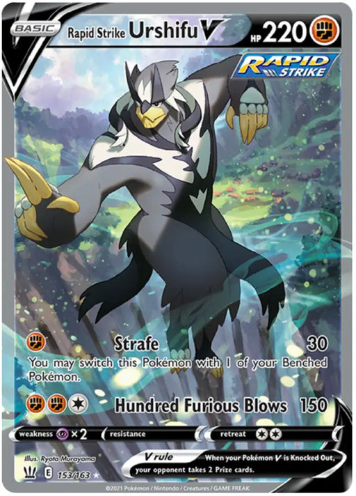 Rapid Strike Urshifu V (153/163) [Sword & Shield: Battle Styles] - Pokemon Single