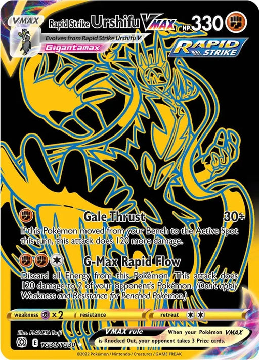 Rapid Strike Urshifu VMAX (TG30/TG30) [Sword & Shield: Brilliant Stars] - Pokemon Single