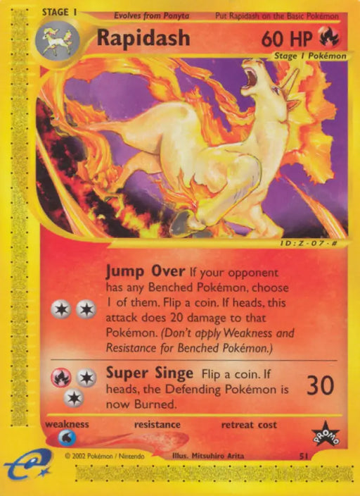 Rapidash (51) [Wizards of the Coast: Black Star Promos] - Pokemon Single
