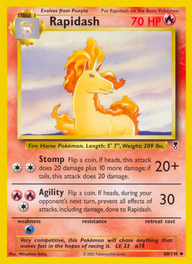 Rapidash (60/110) [Legendary Collection] - Pokemon Single