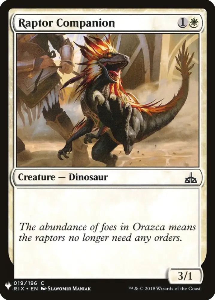 Raptor Companion [Mystery Booster] - MTG Single