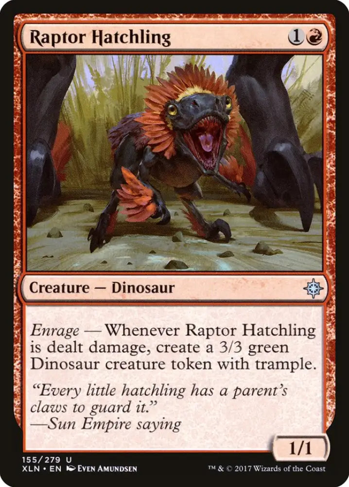 Raptor Hatchling [Ixalan] - MTG Single