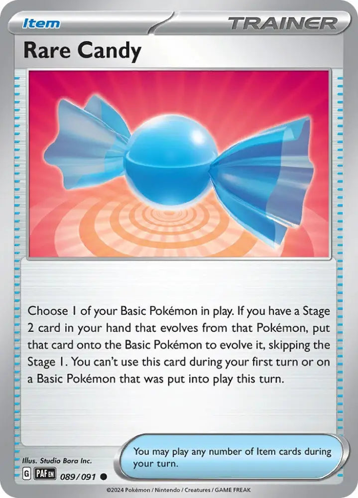 Rare Candy (089/091) [Scarlet & Violet: Paldean Fates] - Pokemon Single