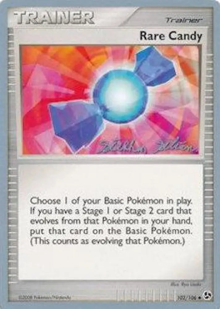 Rare Candy (102/106) (Luxdrill - Stephen Silvestro) [World Championships 2009] - Pokemon Single