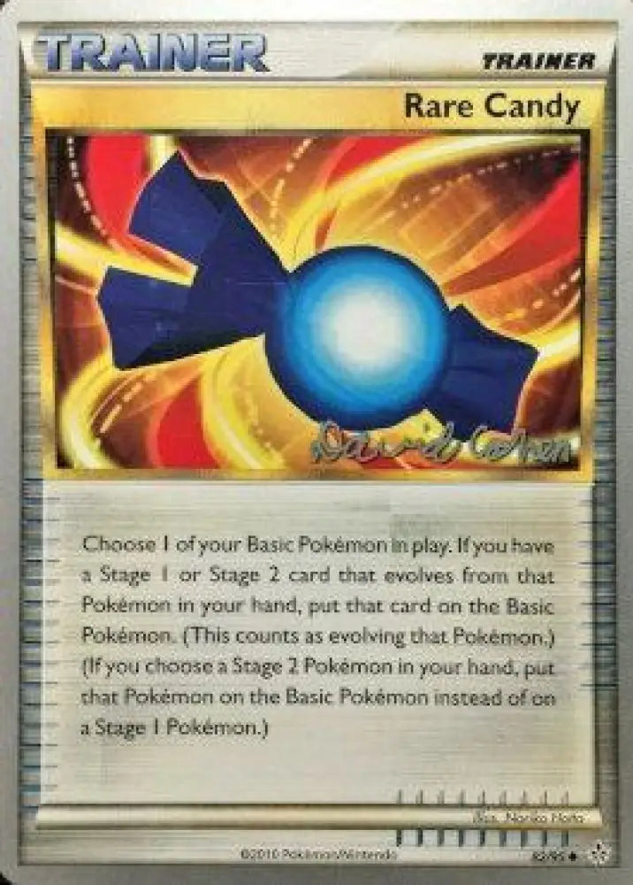 Rare Candy (82/95) (Twinboar - David Cohen) [World Championships 2011] - Pokemon Single