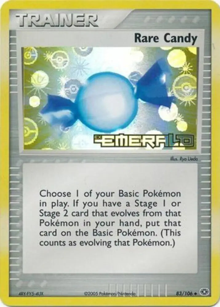 Rare Candy (83/106) (Stamped) [EX: Emerald] - Pokemon Single