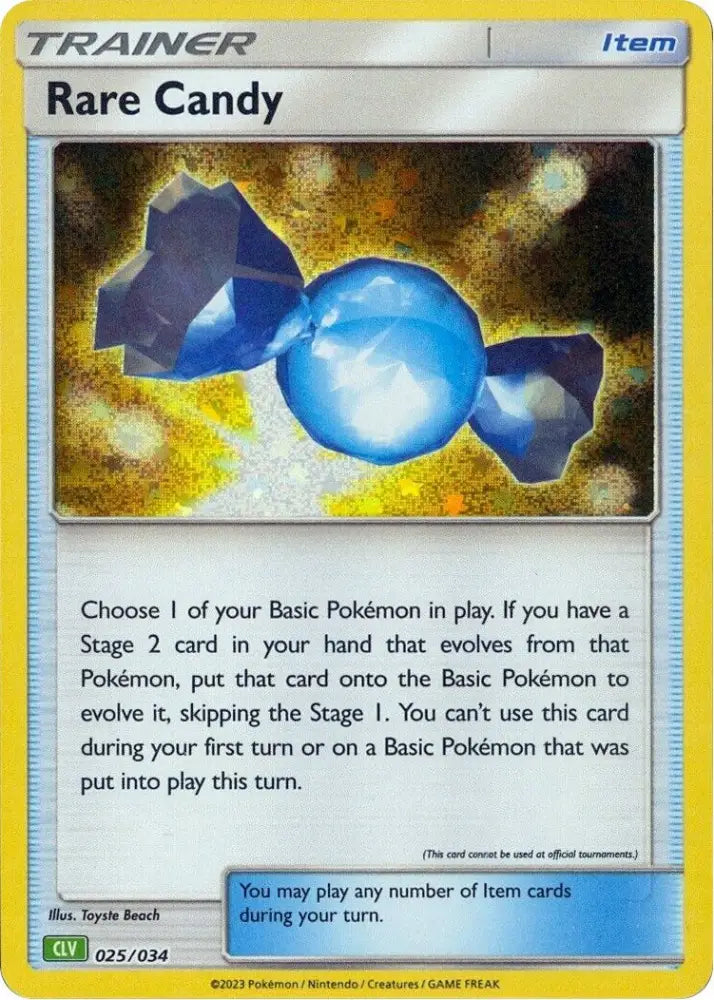 Rare Candy (CLV) [Trading Card Game Classic] - Pokemon Single