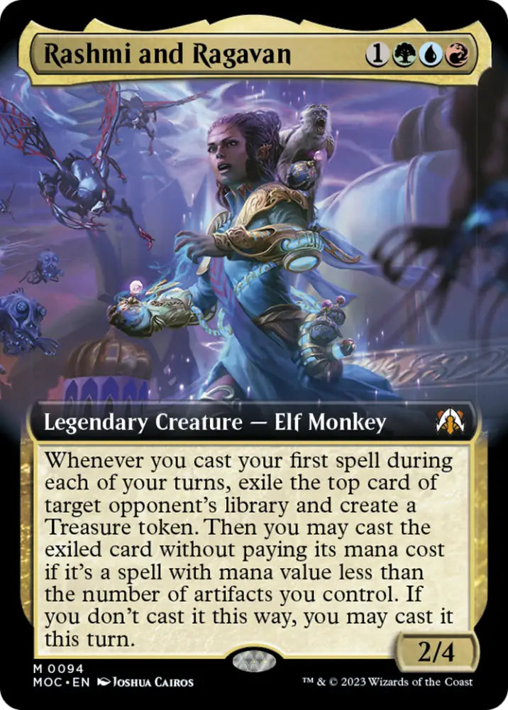 Rashmi and Ragavan (Extended Art) [March of the Machine Commander] - MTG Single