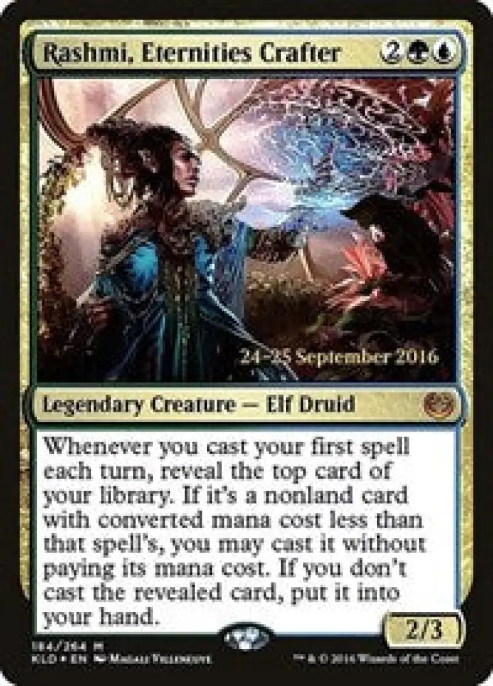 Rashmi, Eternities Crafter (184) [Prerelease Cards]